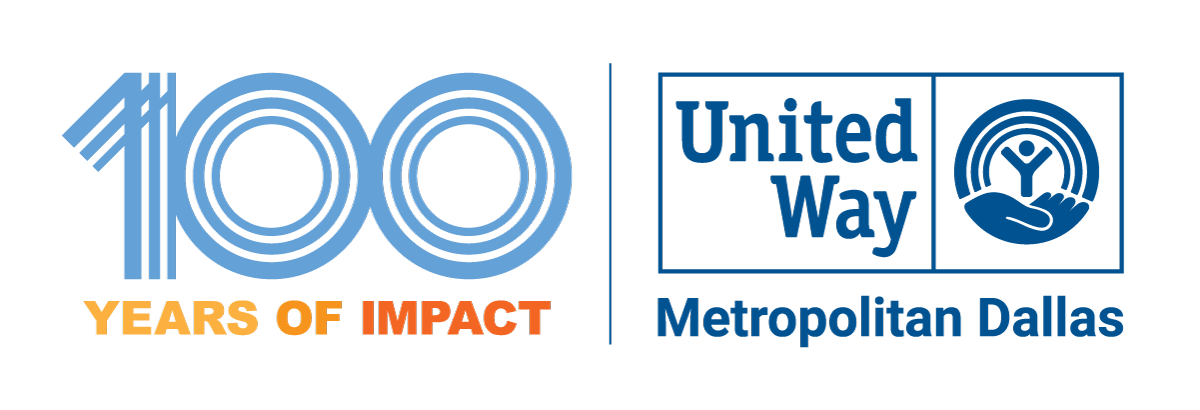 united way metropolitan dallas centennial blue logo